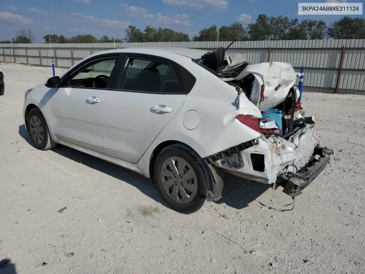 2019 Kia Rio S VIN: 3KPA24AB8KE211124 Lot: 75252144