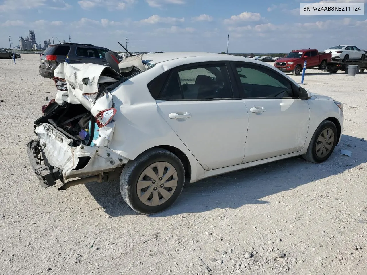 2019 Kia Rio S VIN: 3KPA24AB8KE211124 Lot: 75252144