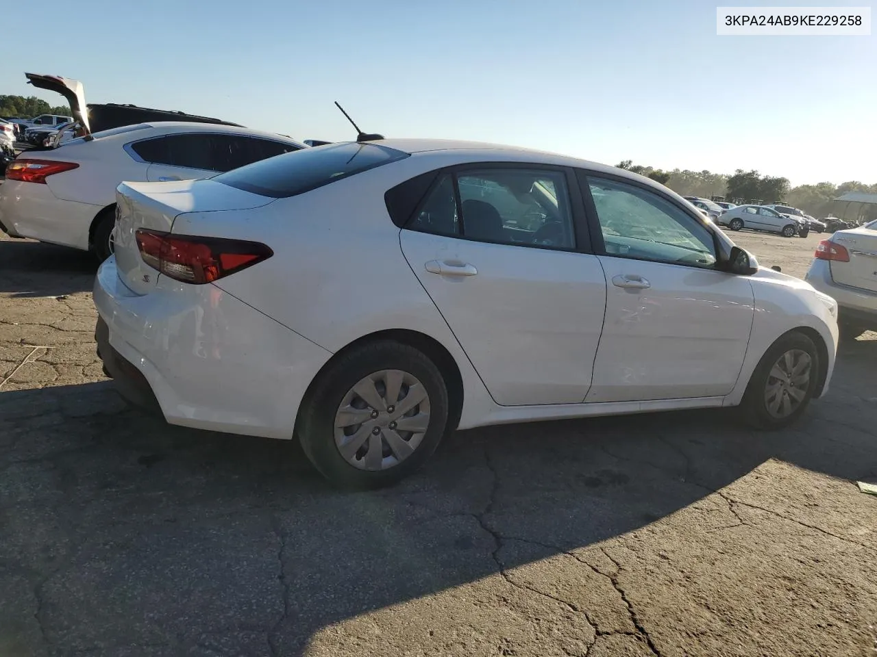 2019 Kia Rio S VIN: 3KPA24AB9KE229258 Lot: 75553234