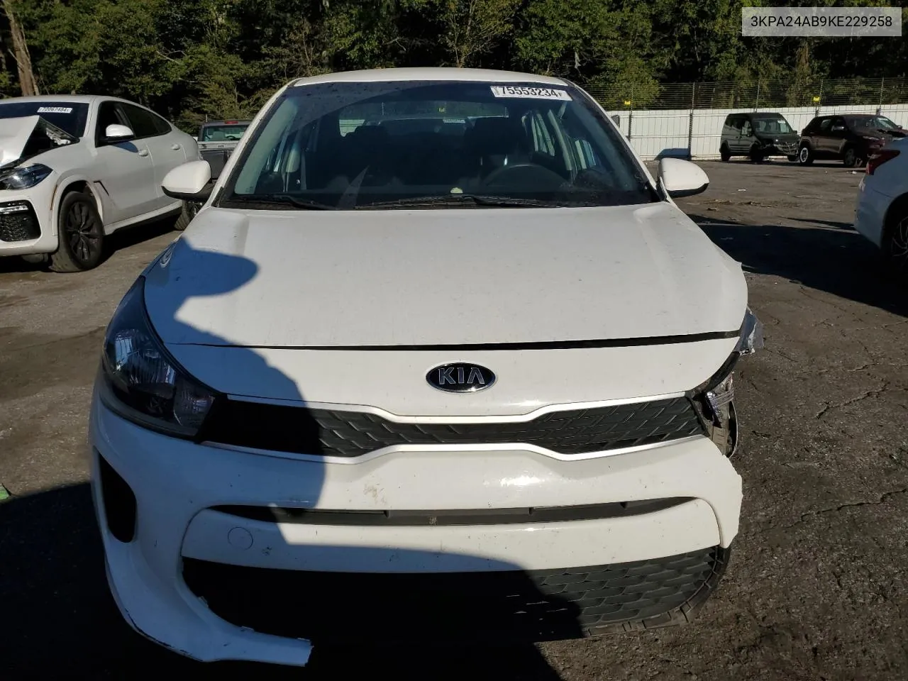 2019 Kia Rio S VIN: 3KPA24AB9KE229258 Lot: 75553234