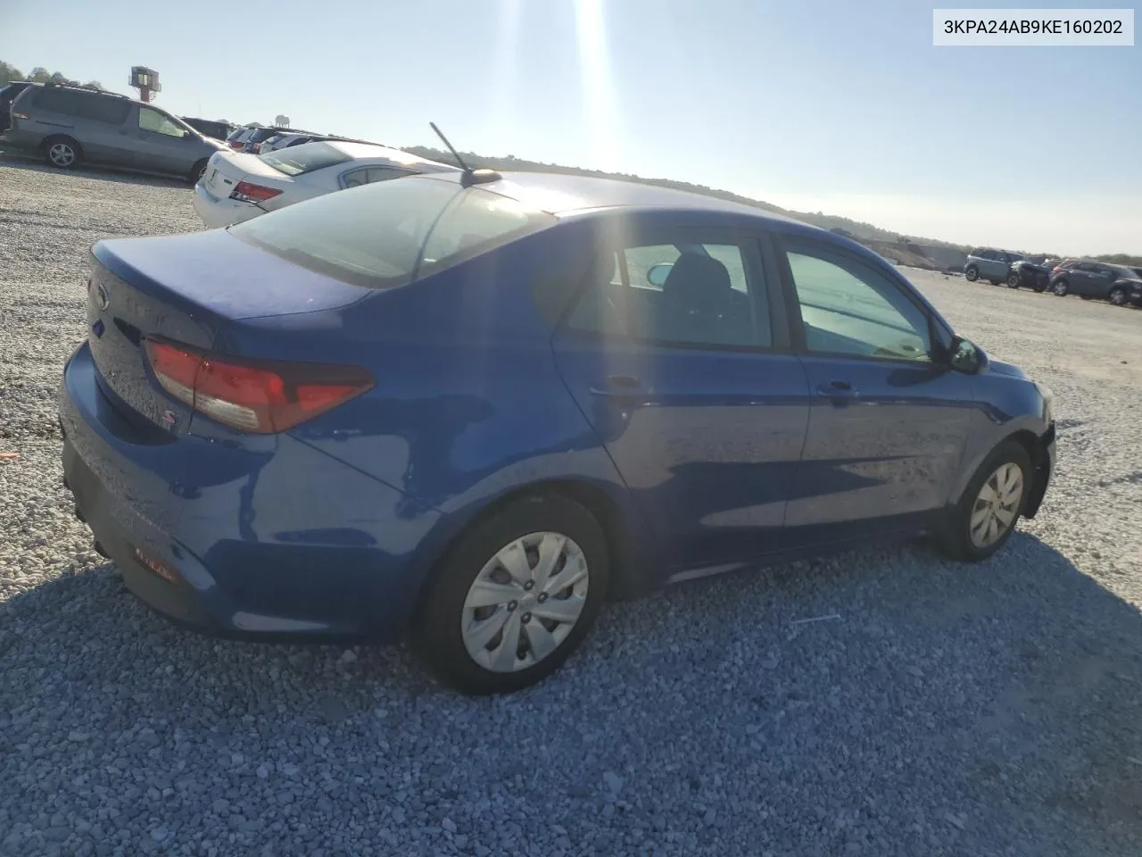 2019 Kia Rio S VIN: 3KPA24AB9KE160202 Lot: 75708254