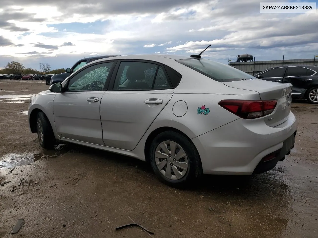 2019 Kia Rio S VIN: 3KPA24AB8KE213889 Lot: 75746534