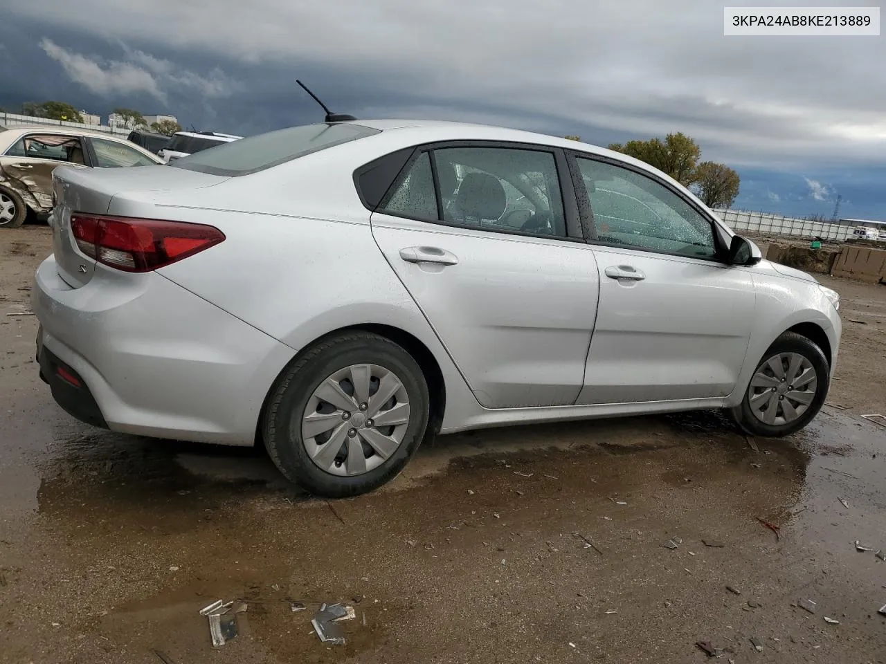 2019 Kia Rio S VIN: 3KPA24AB8KE213889 Lot: 75746534