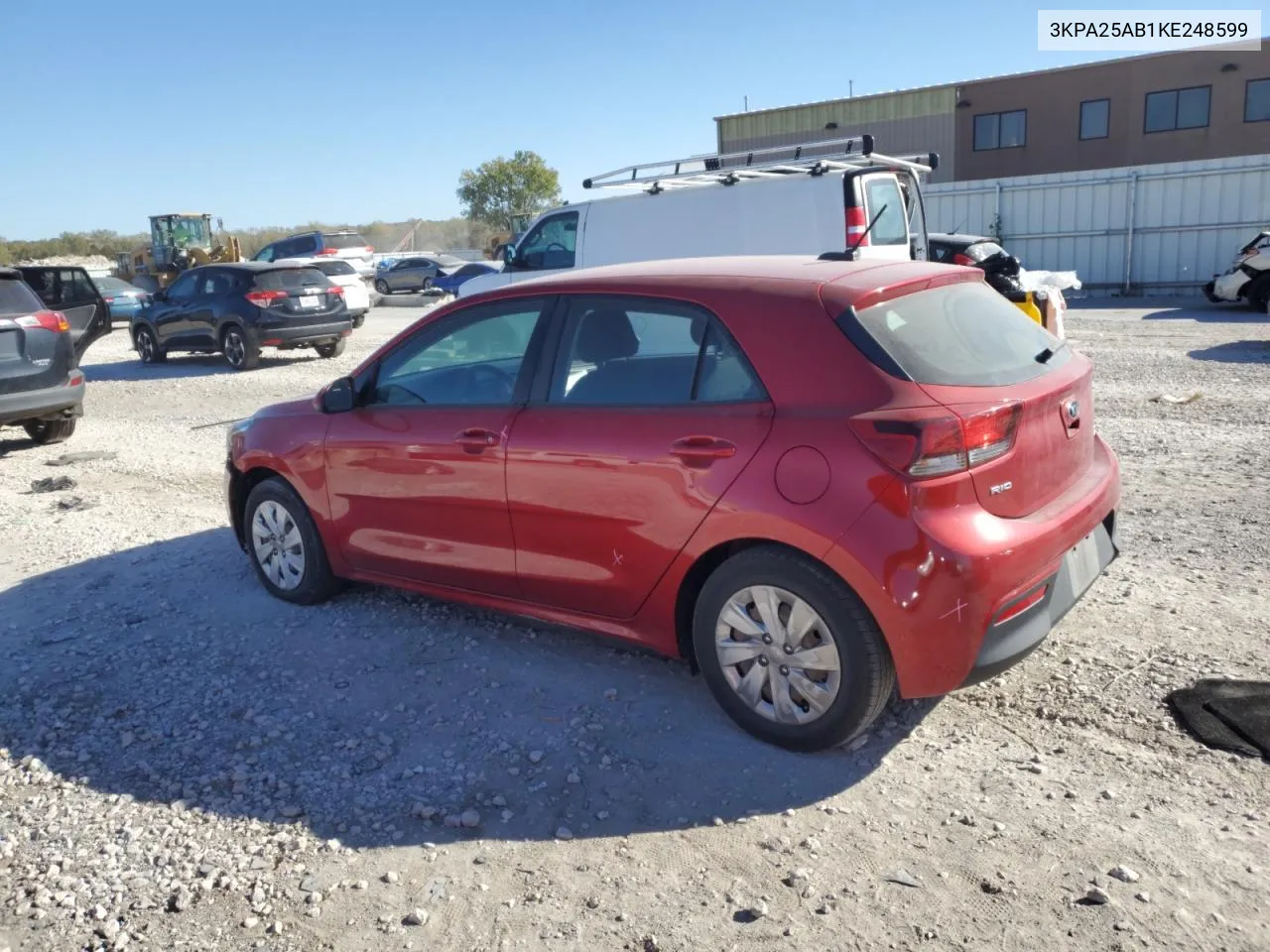 2019 Kia Rio S VIN: 3KPA25AB1KE248599 Lot: 75816384