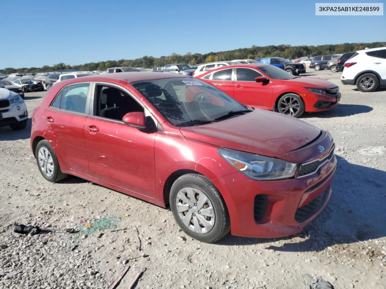 2019 Kia Rio S VIN: 3KPA25AB1KE248599 Lot: 75816384