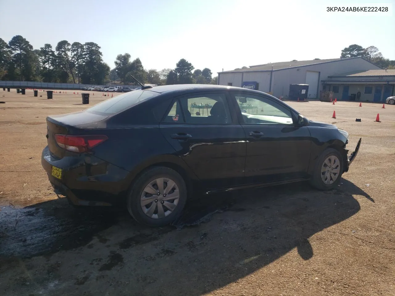 2019 Kia Rio S VIN: 3KPA24AB6KE222428 Lot: 75816974