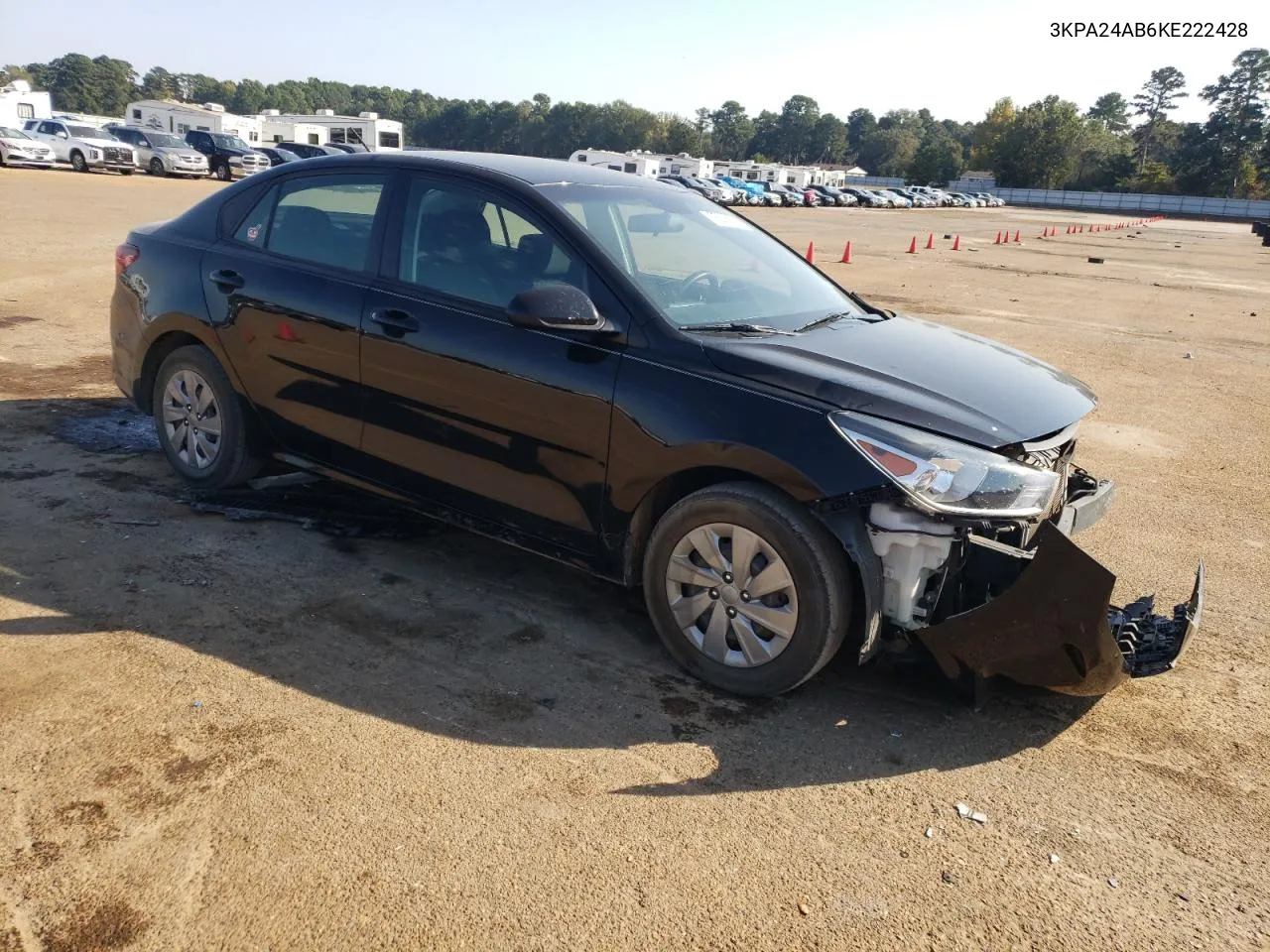 2019 Kia Rio S VIN: 3KPA24AB6KE222428 Lot: 75816974