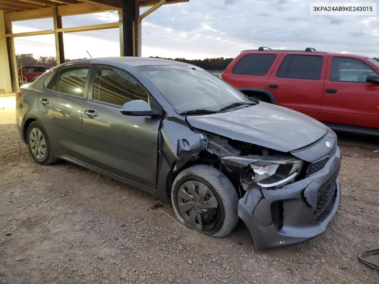 2019 Kia Rio S VIN: 3KPA24AB9KE243015 Lot: 76375414