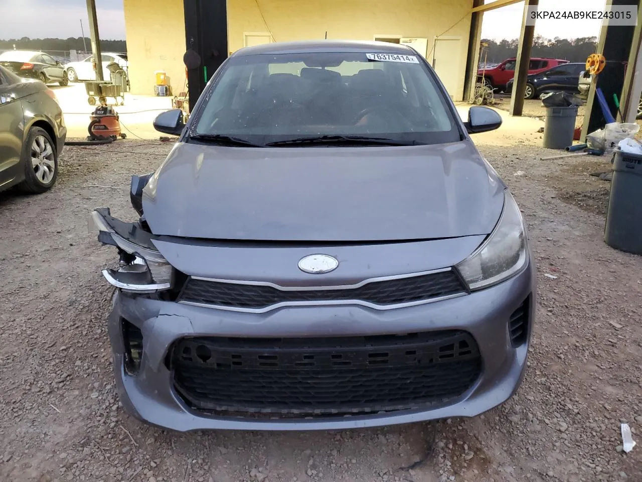 2019 Kia Rio S VIN: 3KPA24AB9KE243015 Lot: 76375414