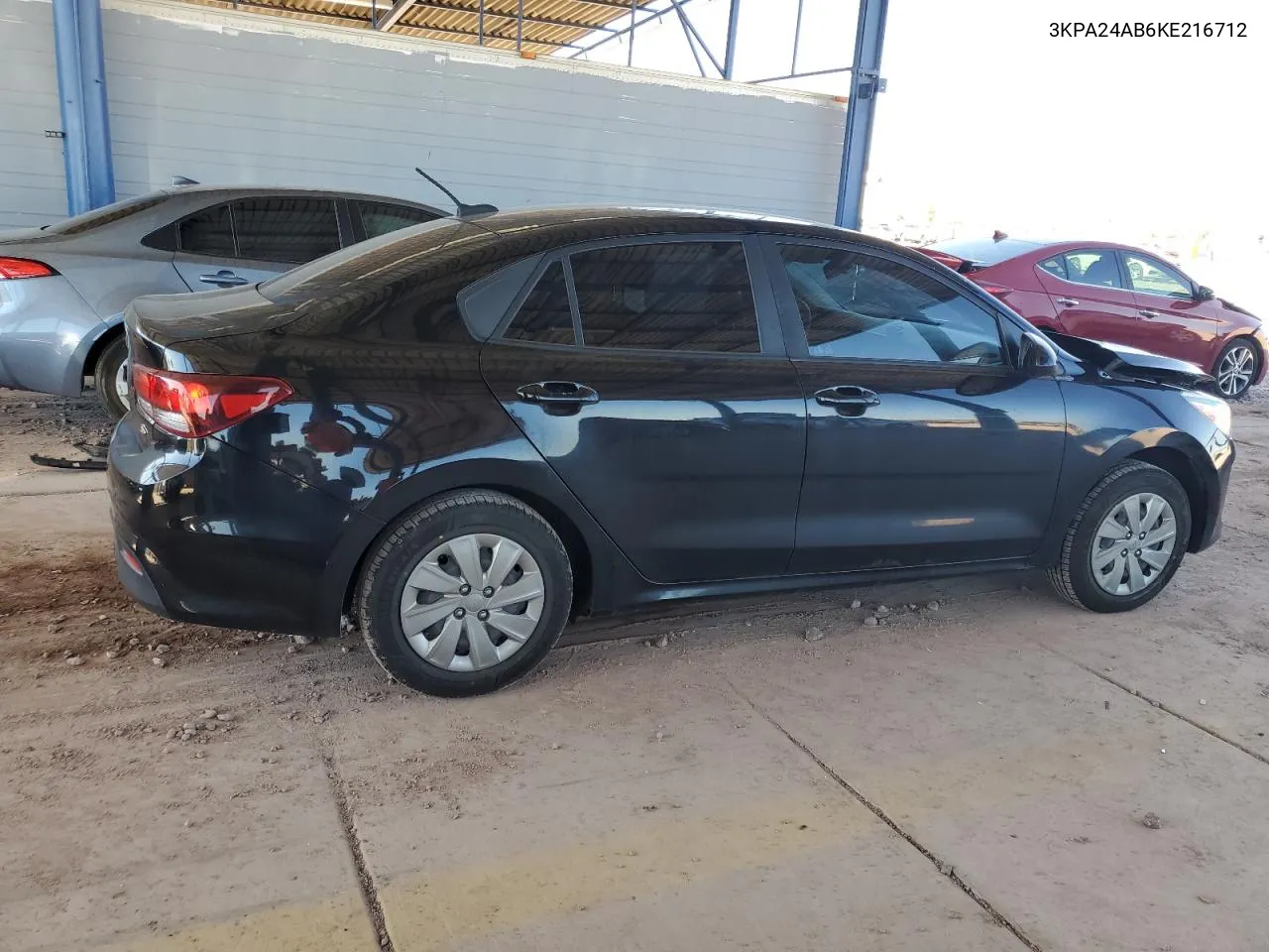 2019 Kia Rio S VIN: 3KPA24AB6KE216712 Lot: 76831074