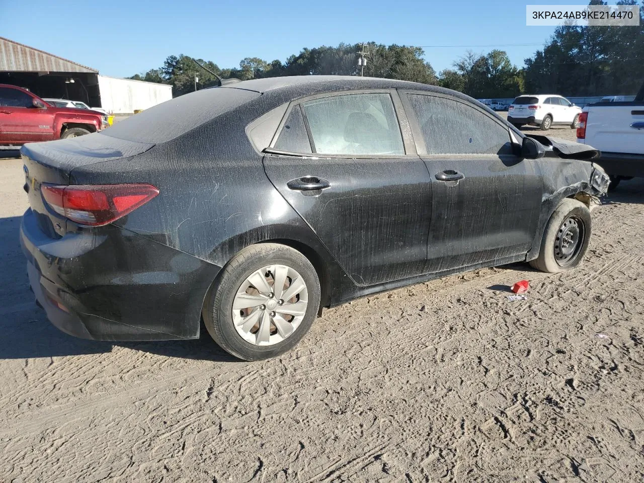 2019 Kia Rio S VIN: 3KPA24AB9KE214470 Lot: 77131034