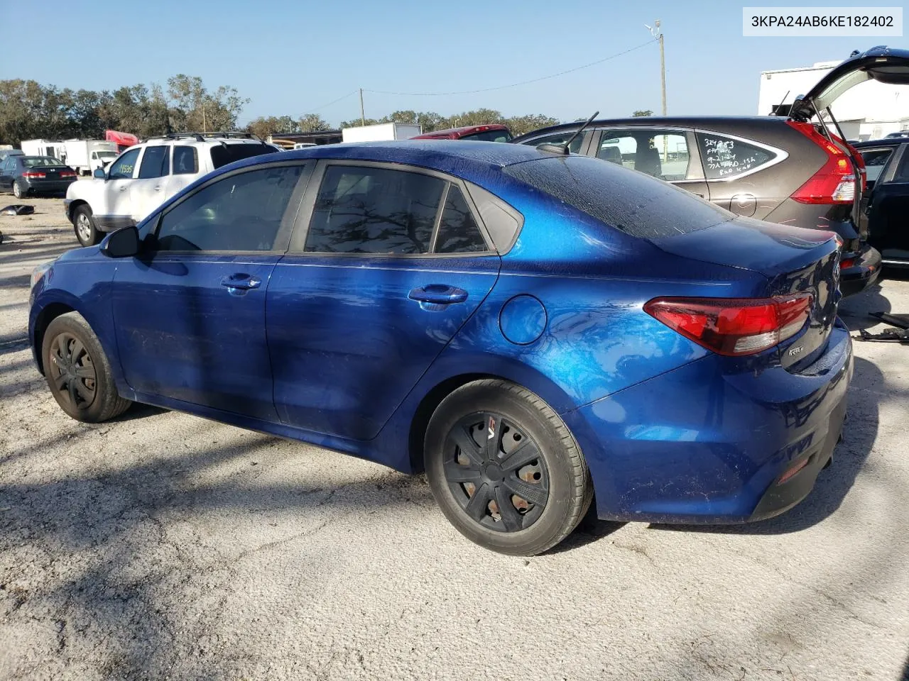 2019 Kia Rio S VIN: 3KPA24AB6KE182402 Lot: 77219194