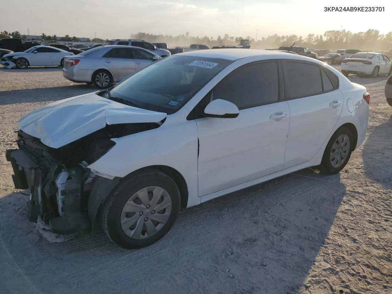 2019 Kia Rio S VIN: 3KPA24AB9KE233701 Lot: 77251554