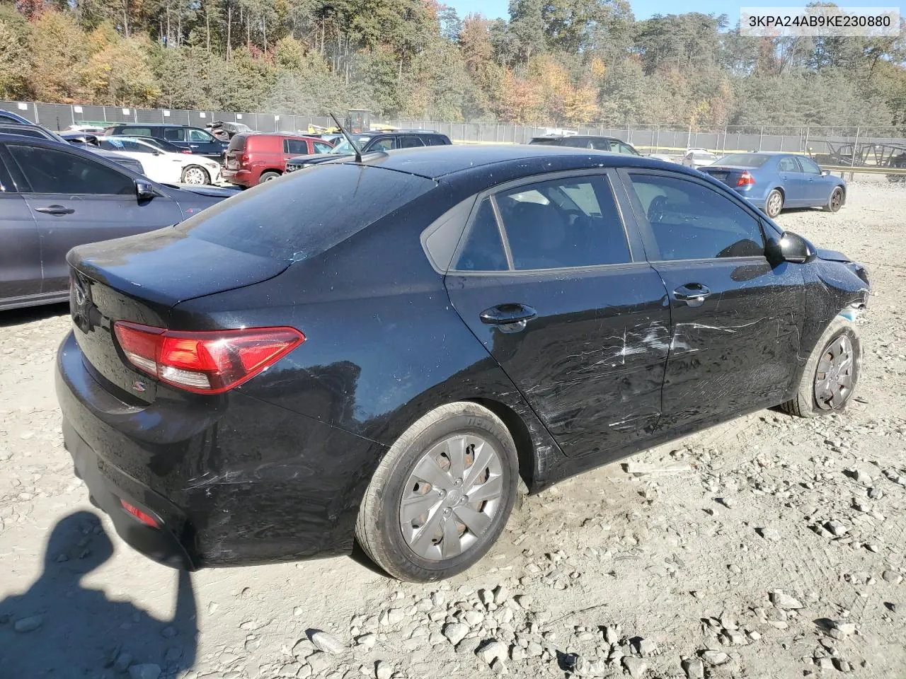 2019 Kia Rio S VIN: 3KPA24AB9KE230880 Lot: 77666364