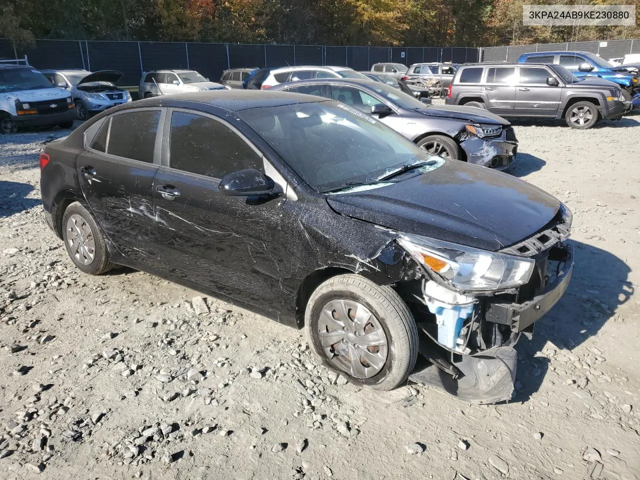 2019 Kia Rio S VIN: 3KPA24AB9KE230880 Lot: 77666364