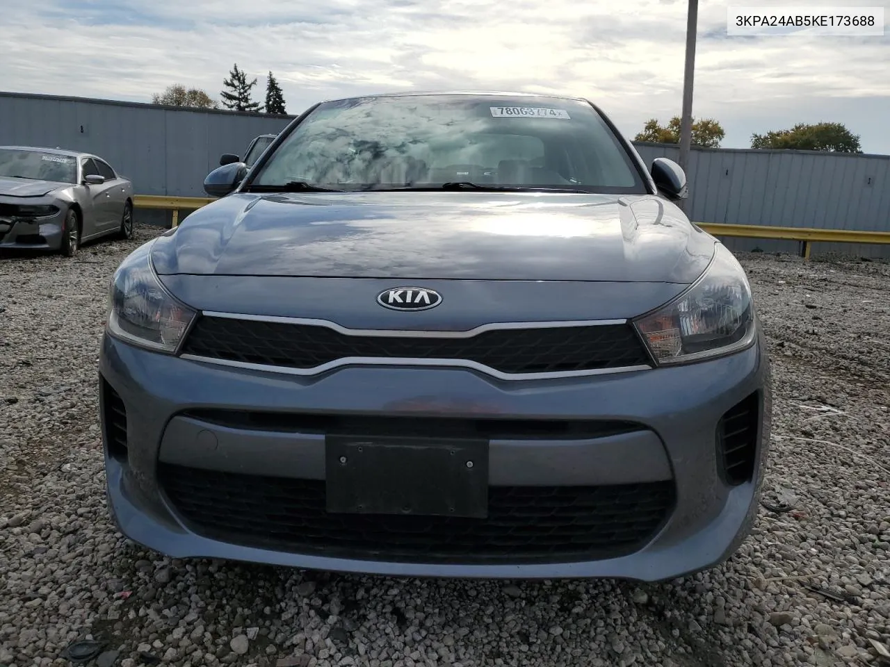 2019 Kia Rio S VIN: 3KPA24AB5KE173688 Lot: 78063774