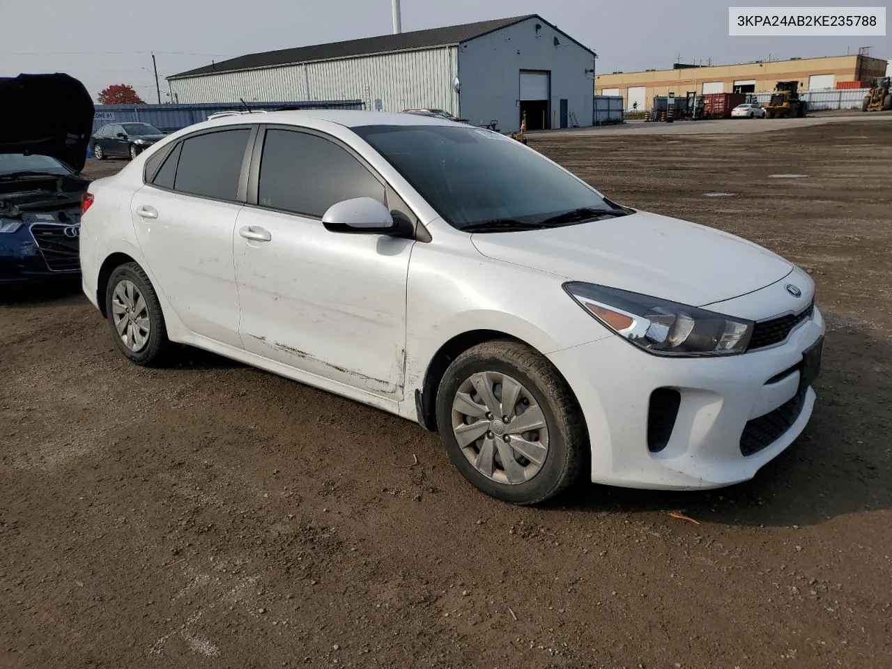 2019 Kia Rio S VIN: 3KPA24AB2KE235788 Lot: 78308714