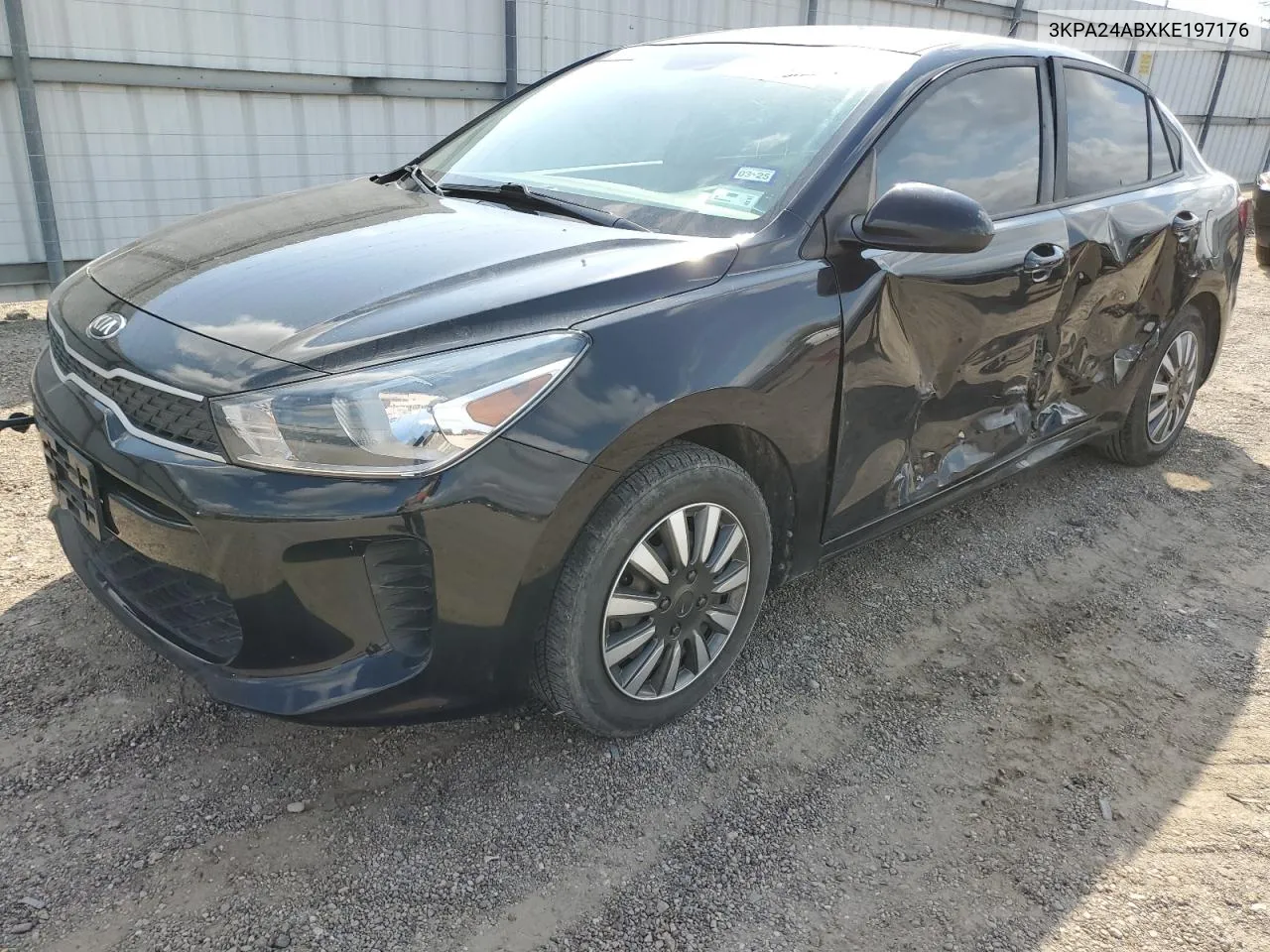 2019 Kia Rio S VIN: 3KPA24ABXKE197176 Lot: 78311554