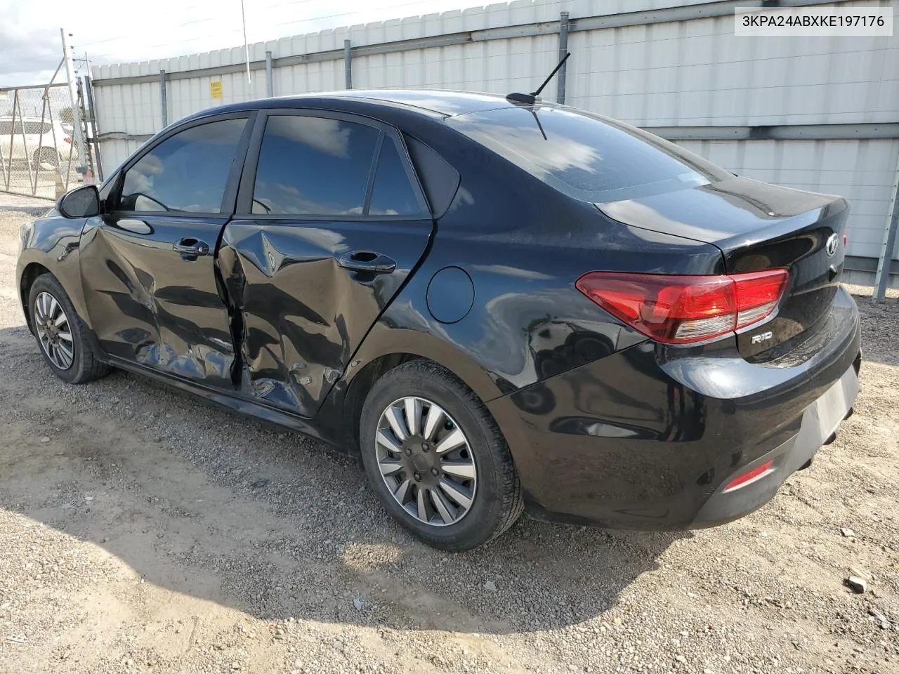 2019 Kia Rio S VIN: 3KPA24ABXKE197176 Lot: 78311554