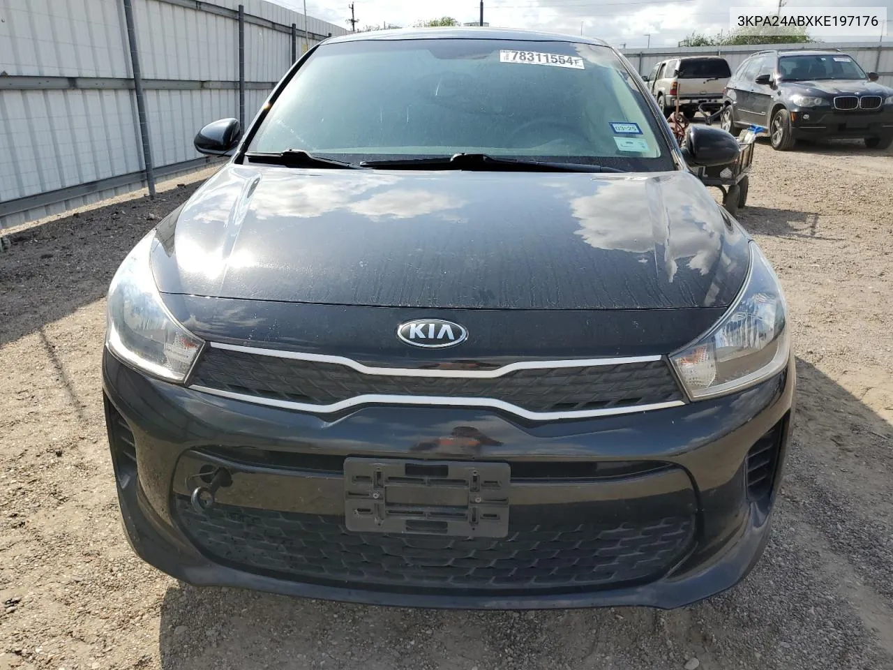 2019 Kia Rio S VIN: 3KPA24ABXKE197176 Lot: 78311554