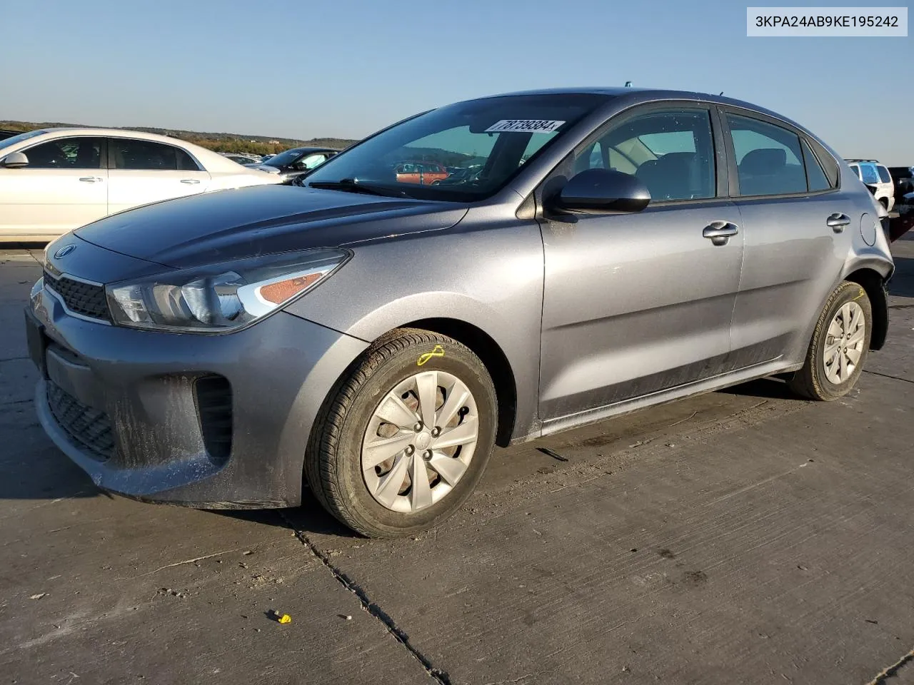 3KPA24AB9KE195242 2019 Kia Rio S