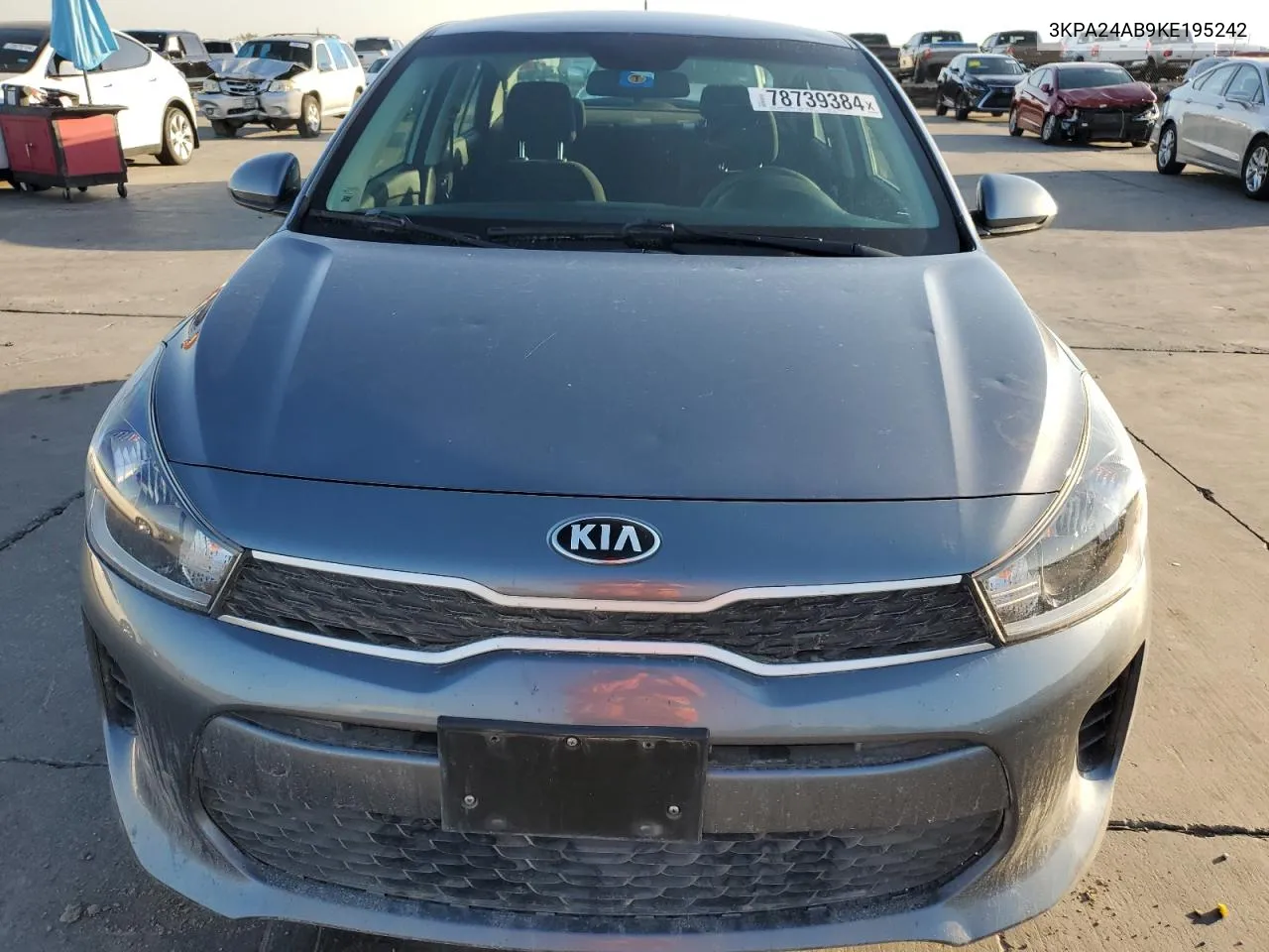 3KPA24AB9KE195242 2019 Kia Rio S