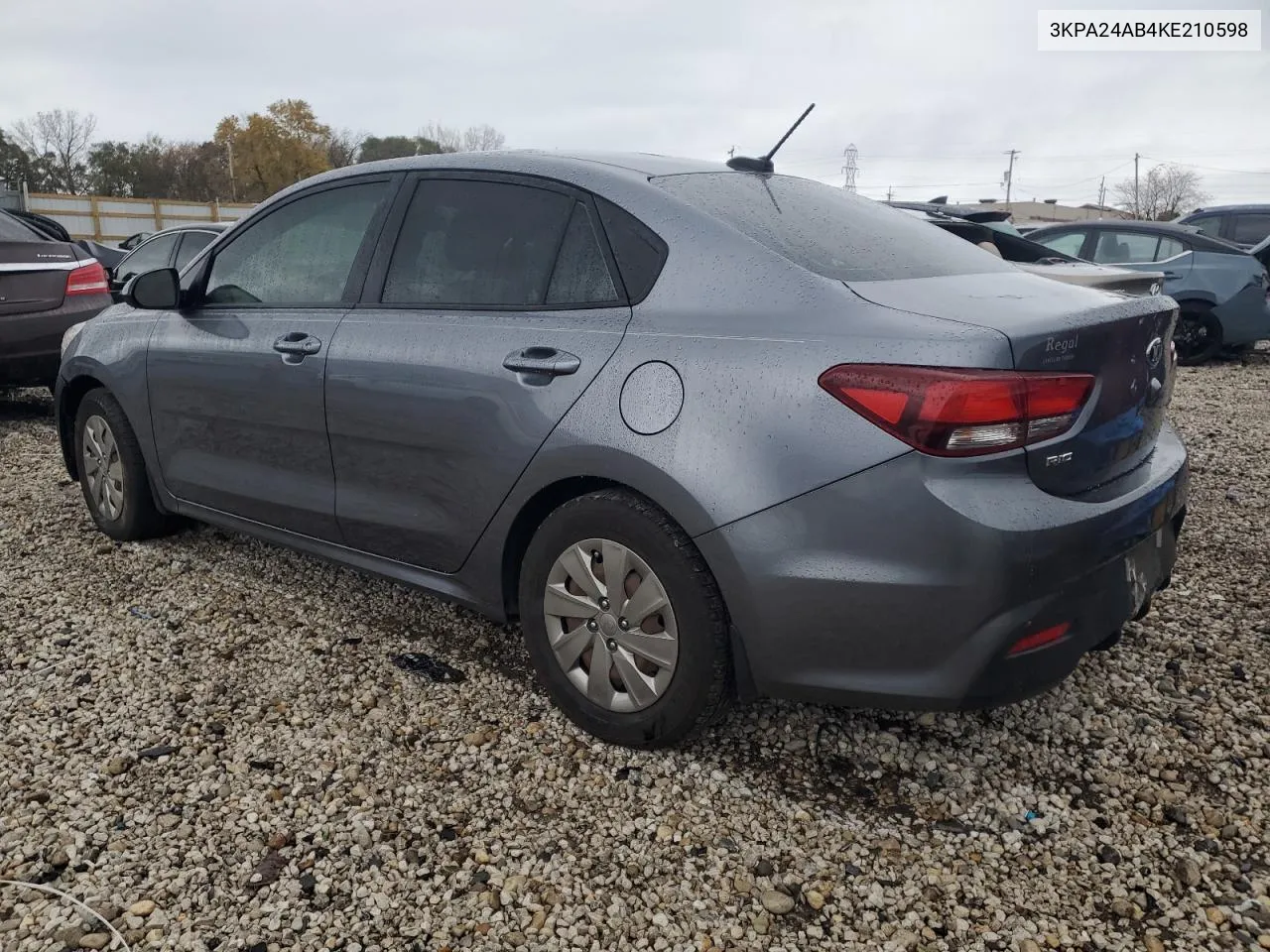 2019 Kia Rio S VIN: 3KPA24AB4KE210598 Lot: 79210984