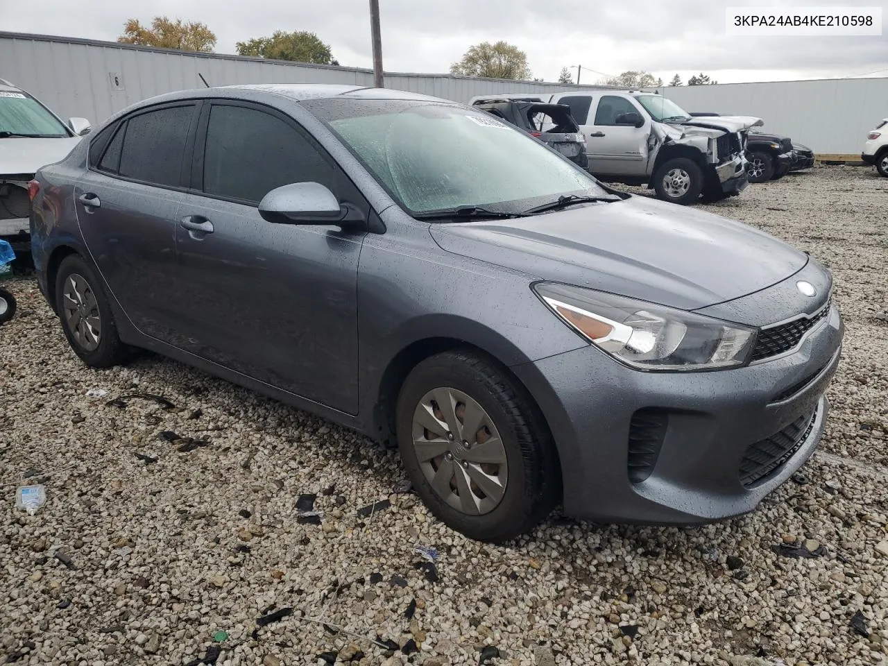 2019 Kia Rio S VIN: 3KPA24AB4KE210598 Lot: 79210984