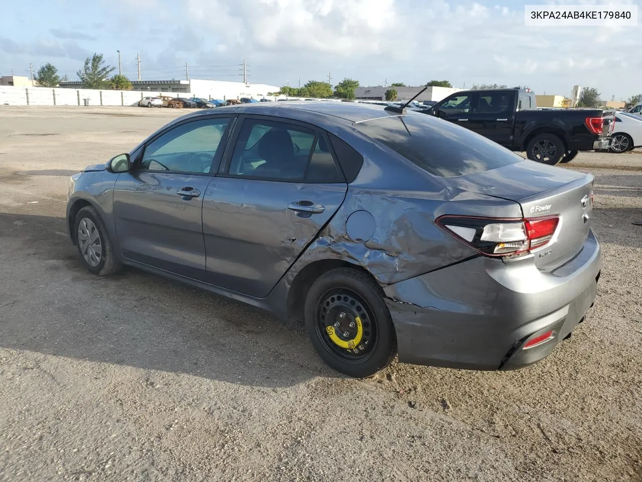 2019 Kia Rio S VIN: 3KPA24AB4KE179840 Lot: 79534084