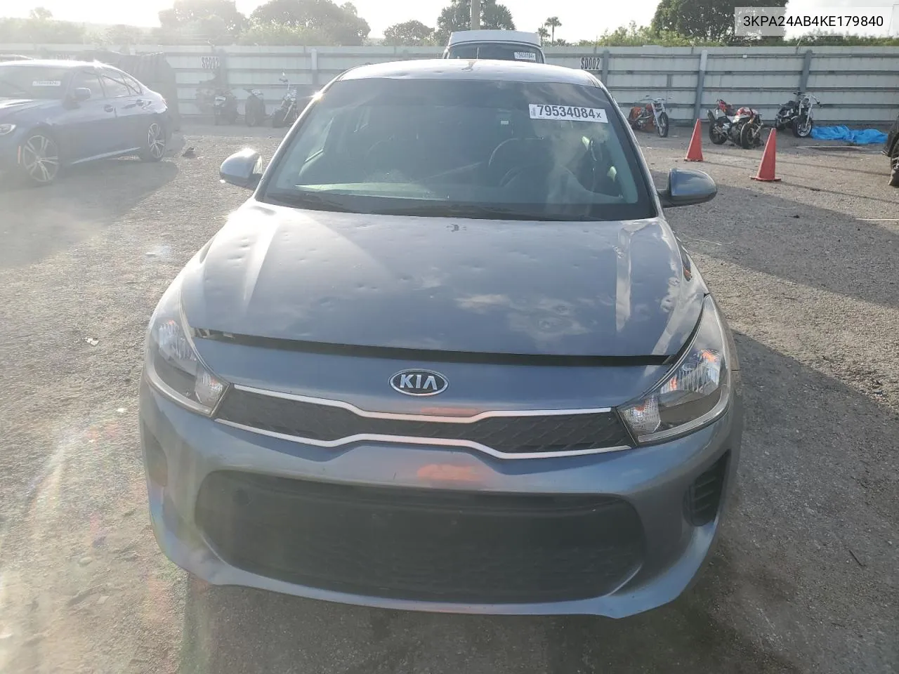 2019 Kia Rio S VIN: 3KPA24AB4KE179840 Lot: 79534084