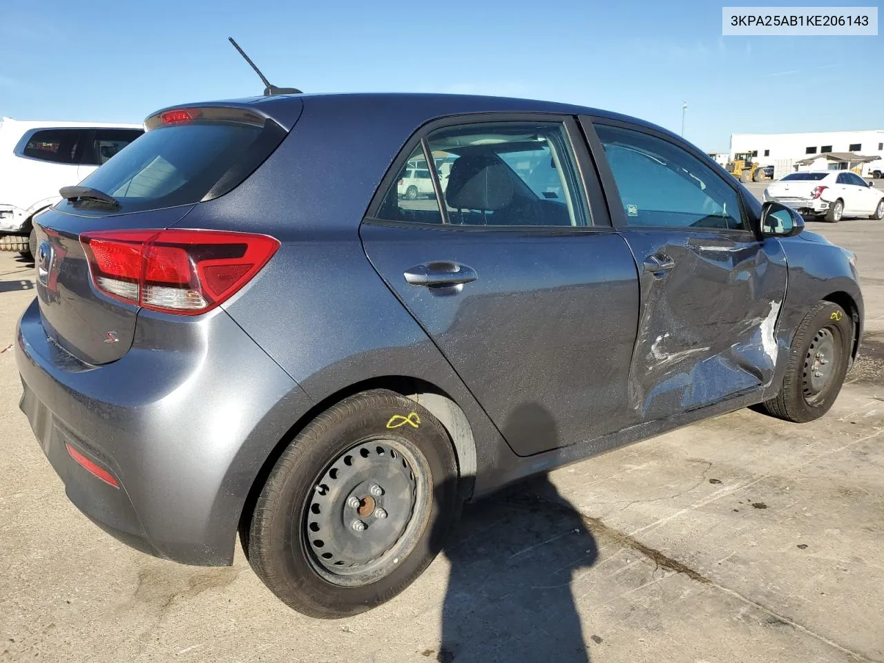 3KPA25AB1KE206143 2019 Kia Rio S