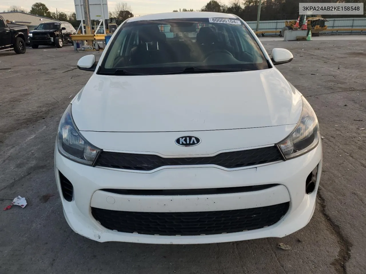 2019 Kia Rio S VIN: 3KPA24AB2KE158548 Lot: 80006104