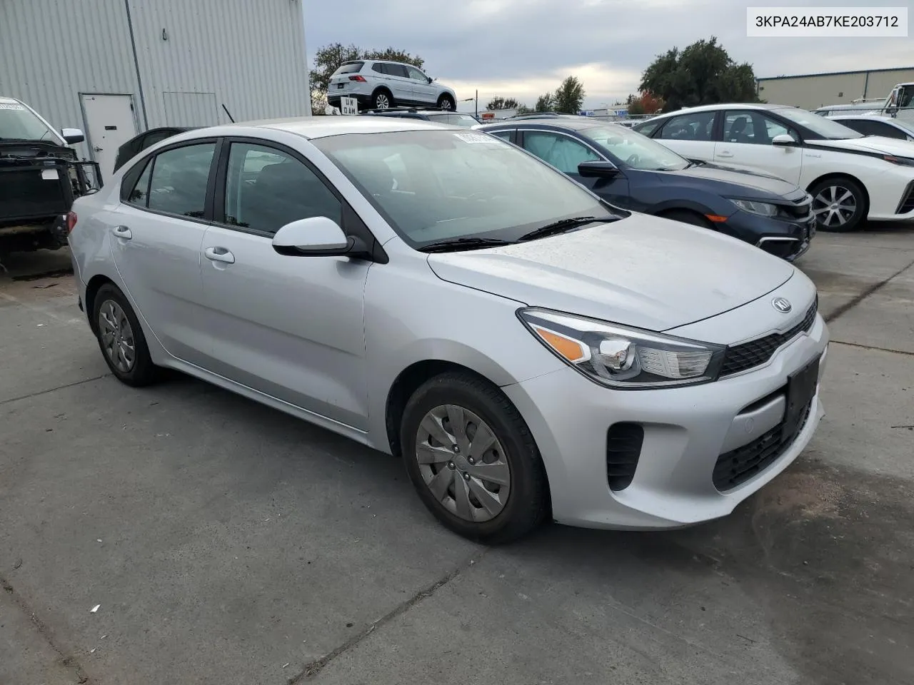 2019 Kia Rio S VIN: 3KPA24AB7KE203712 Lot: 80261564