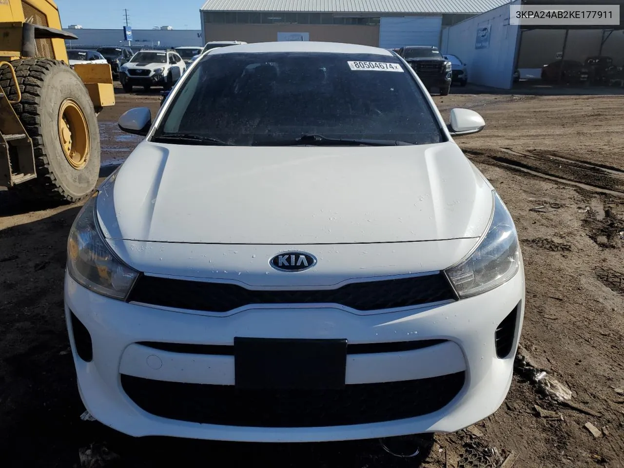 2019 Kia Rio S VIN: 3KPA24AB2KE177911 Lot: 80504674