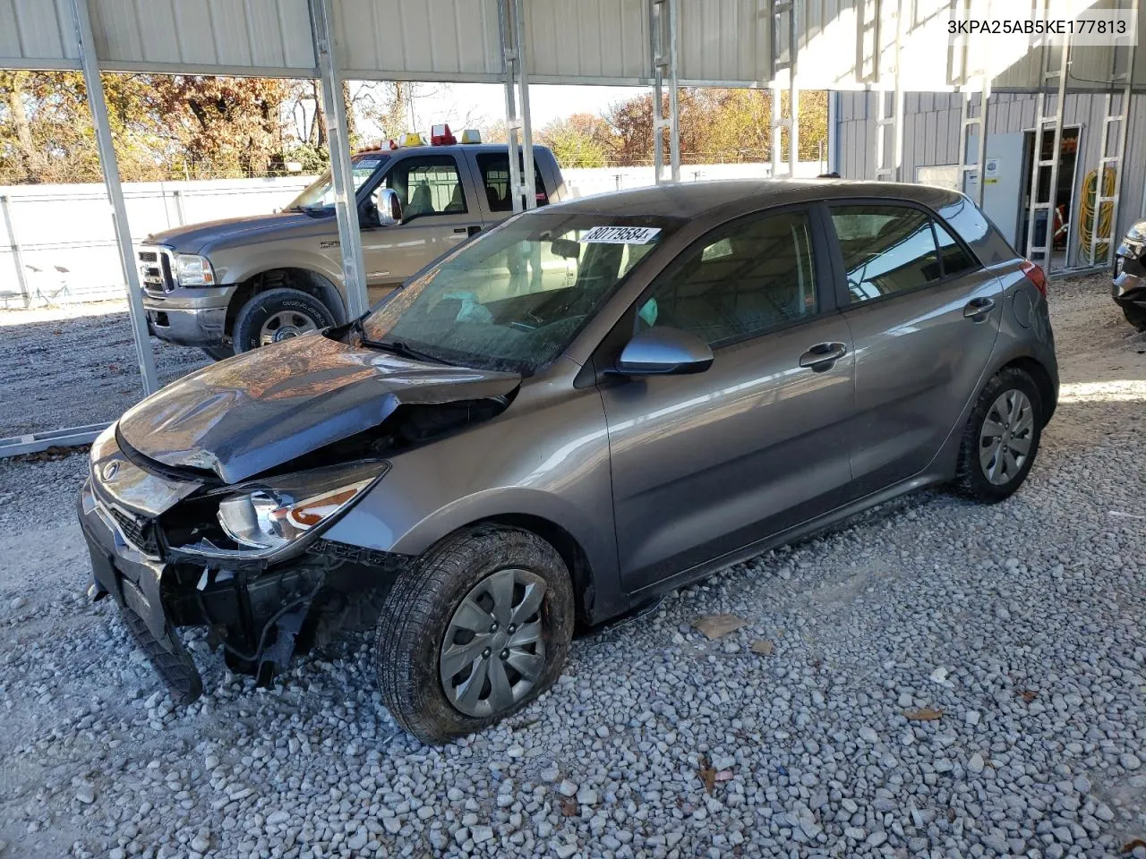 2019 Kia Rio S VIN: 3KPA25AB5KE177813 Lot: 80779584