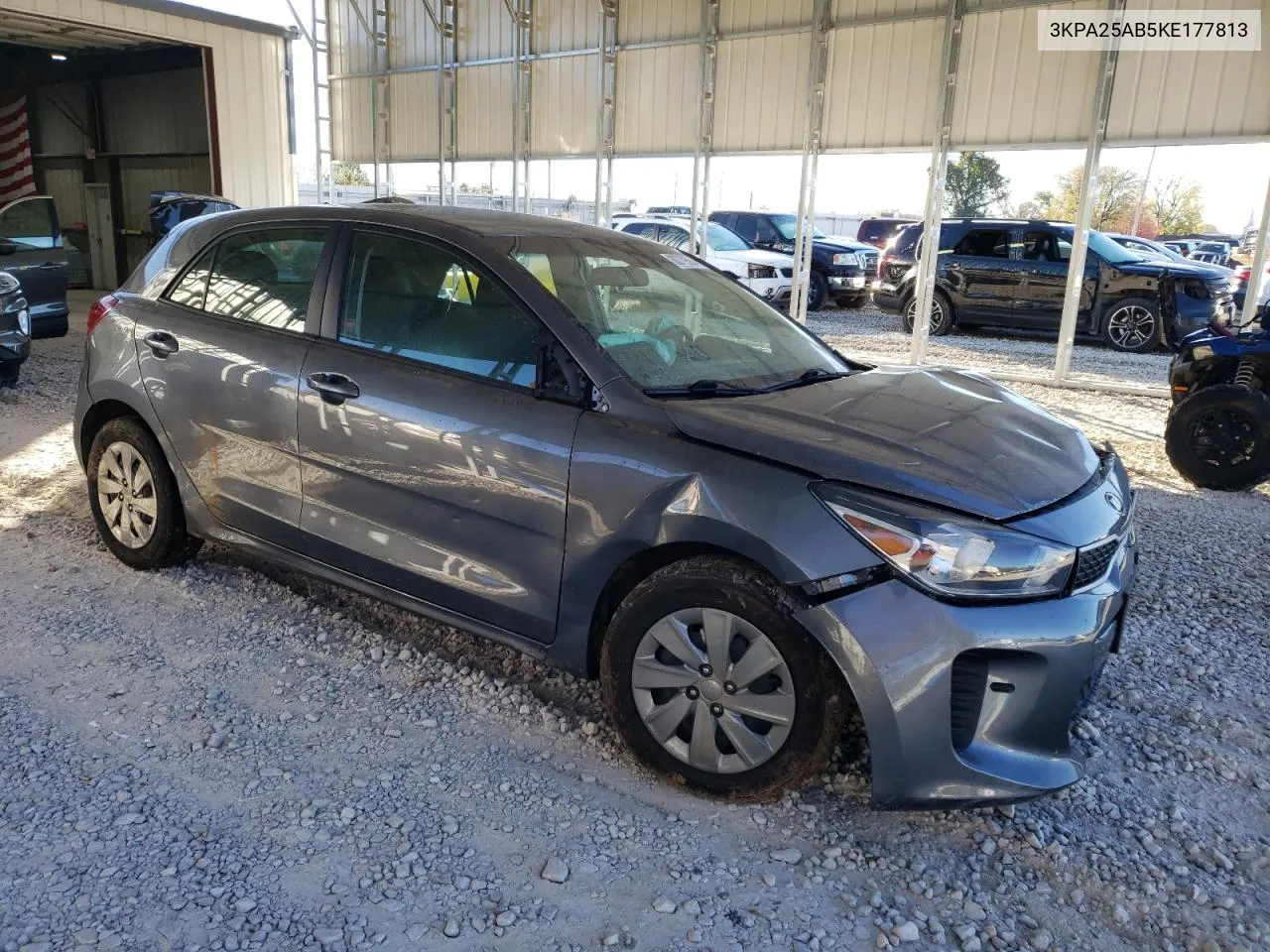 2019 Kia Rio S VIN: 3KPA25AB5KE177813 Lot: 80779584