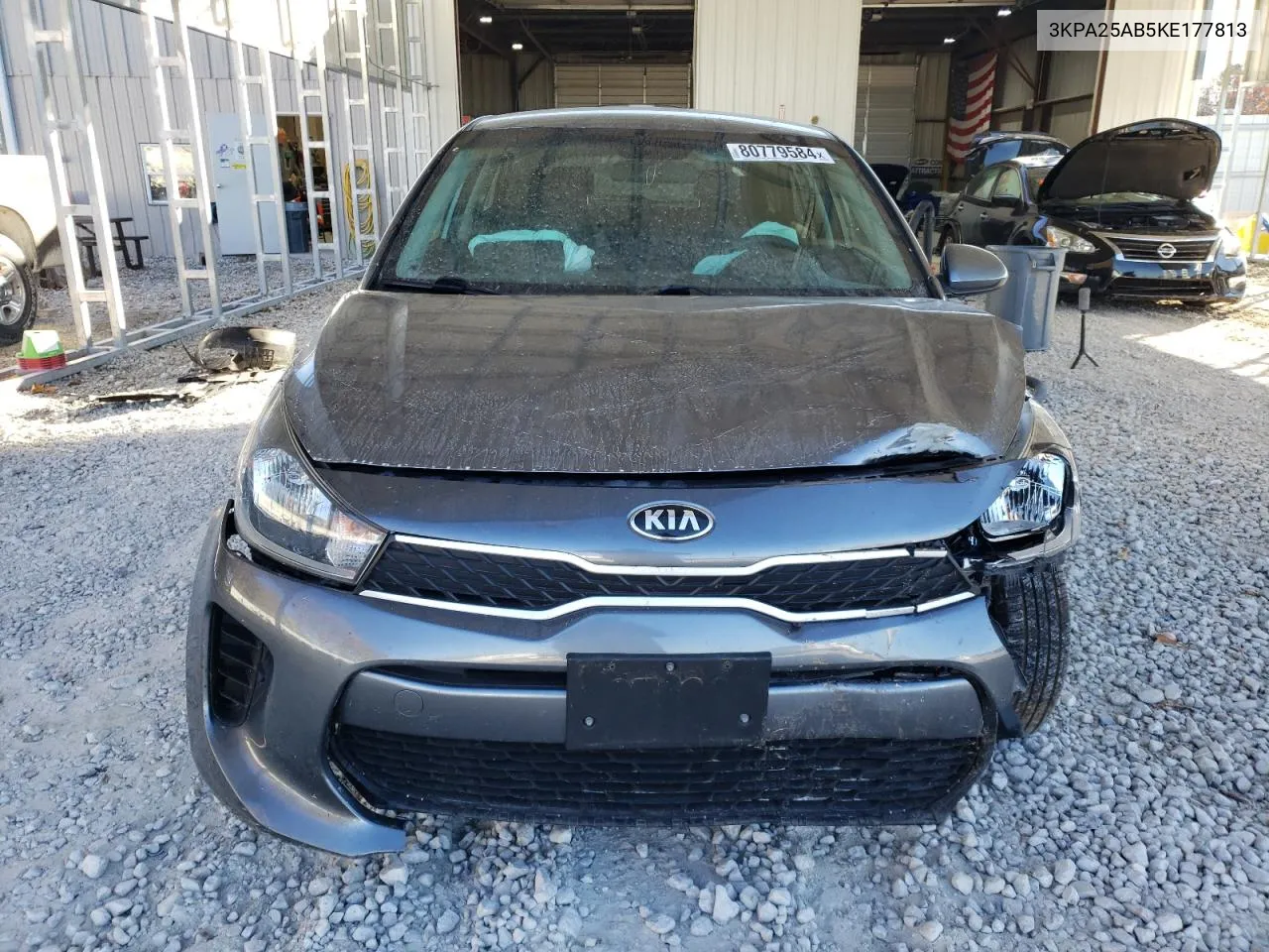 2019 Kia Rio S VIN: 3KPA25AB5KE177813 Lot: 80779584