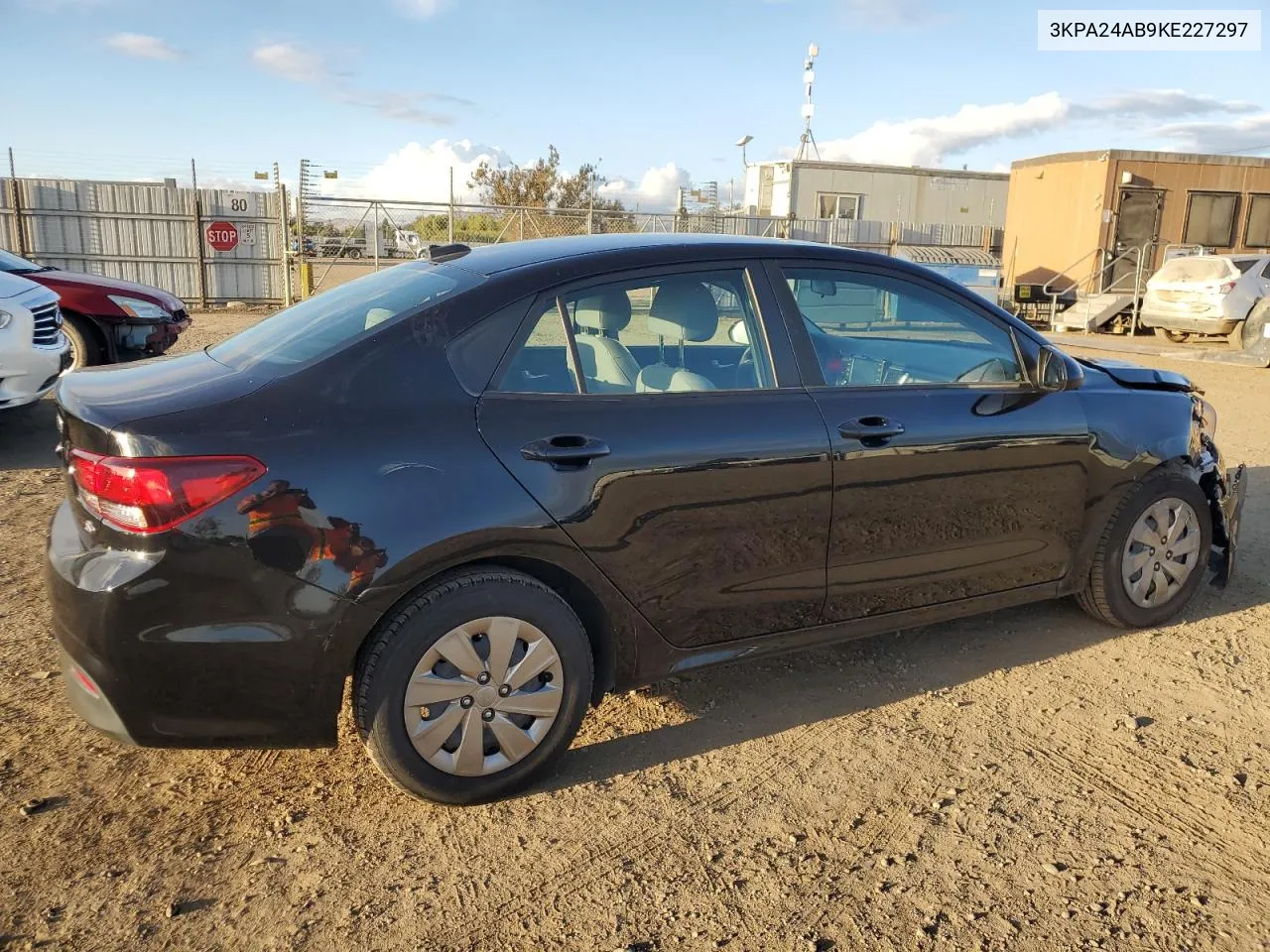 2019 Kia Rio S VIN: 3KPA24AB9KE227297 Lot: 80785904