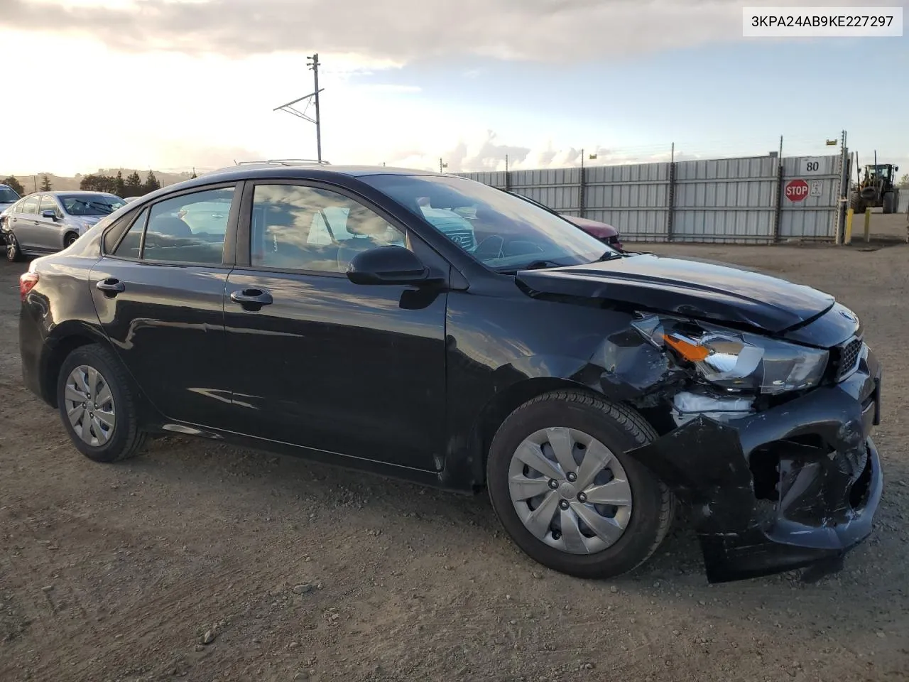 2019 Kia Rio S VIN: 3KPA24AB9KE227297 Lot: 80785904