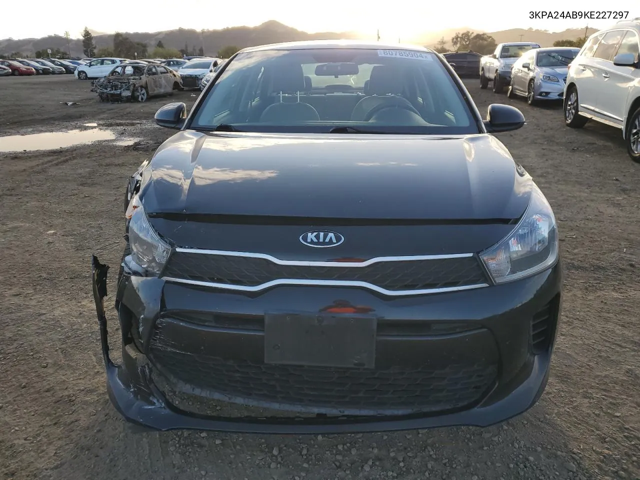 2019 Kia Rio S VIN: 3KPA24AB9KE227297 Lot: 80785904