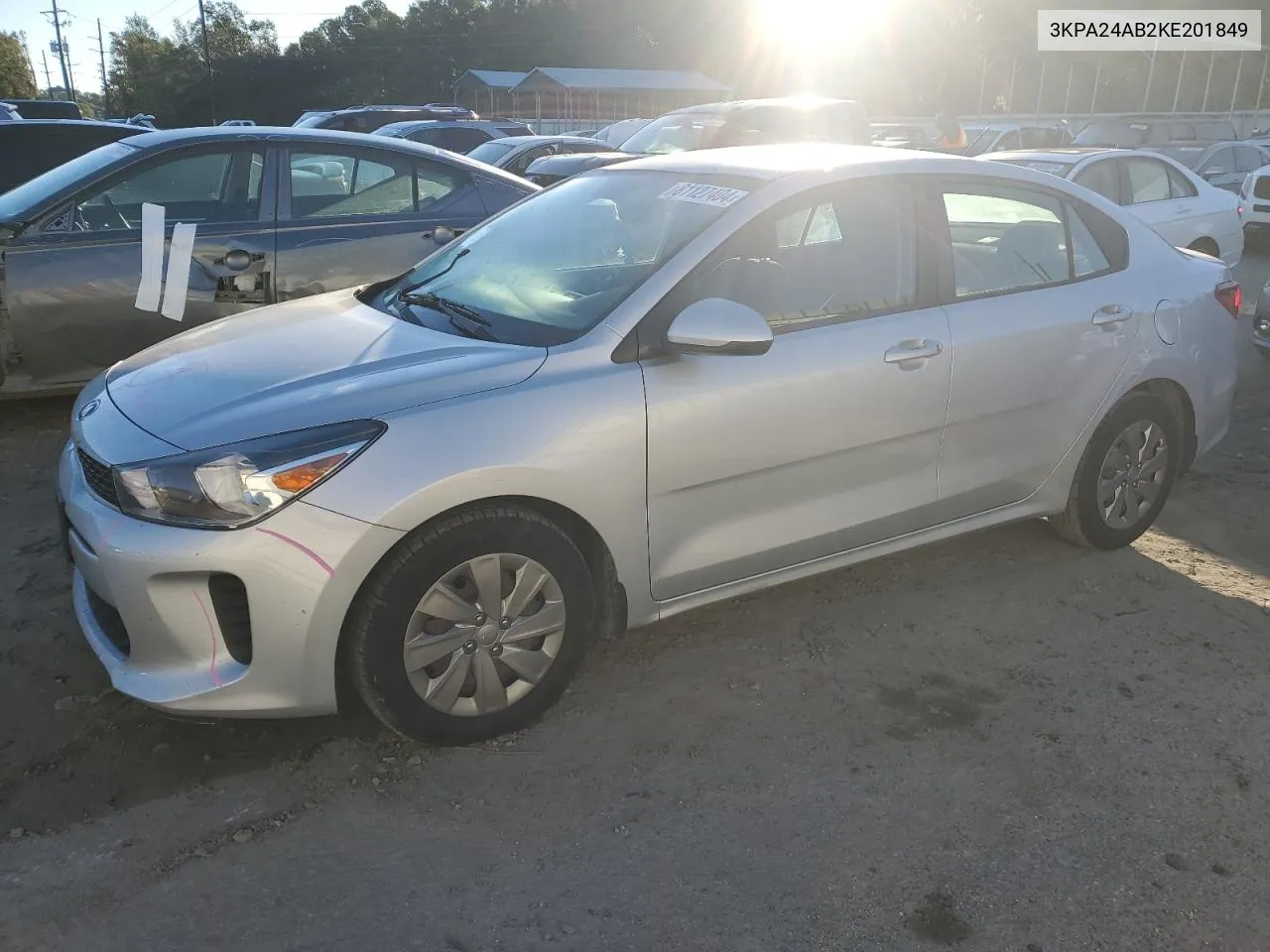 2019 Kia Rio S VIN: 3KPA24AB2KE201849 Lot: 81127404