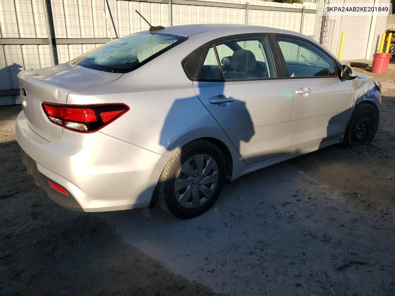 2019 Kia Rio S VIN: 3KPA24AB2KE201849 Lot: 81127404