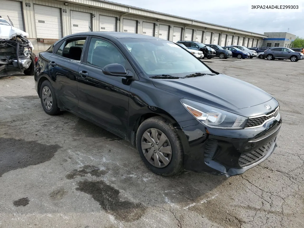 2020 Kia Rio Lx VIN: 3KPA24AD4LE299303 Lot: 53797204