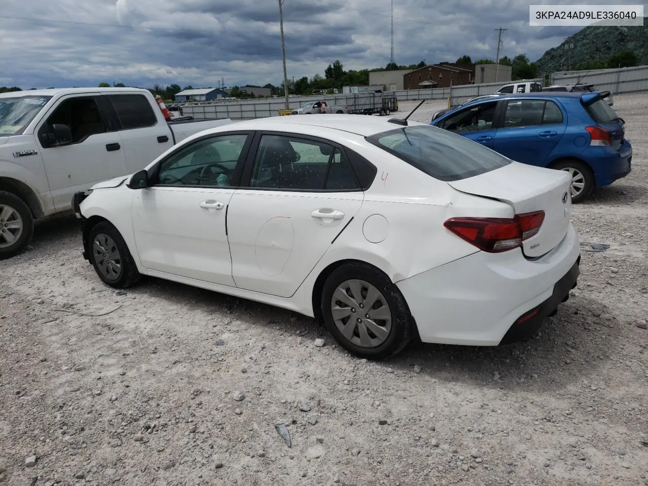 2020 Kia Rio Lx VIN: 3KPA24AD9LE336040 Lot: 56754864