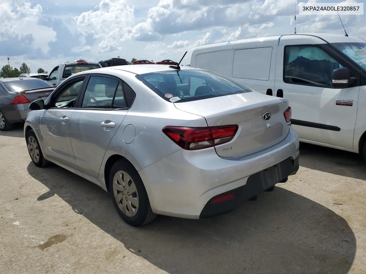 3KPA24AD0LE320857 2020 Kia Rio Lx