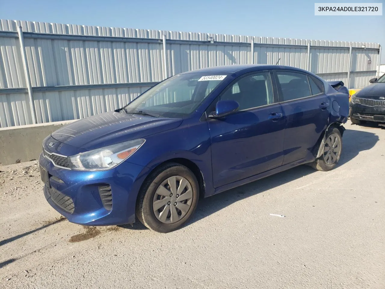 3KPA24AD0LE321720 2020 Kia Rio Lx