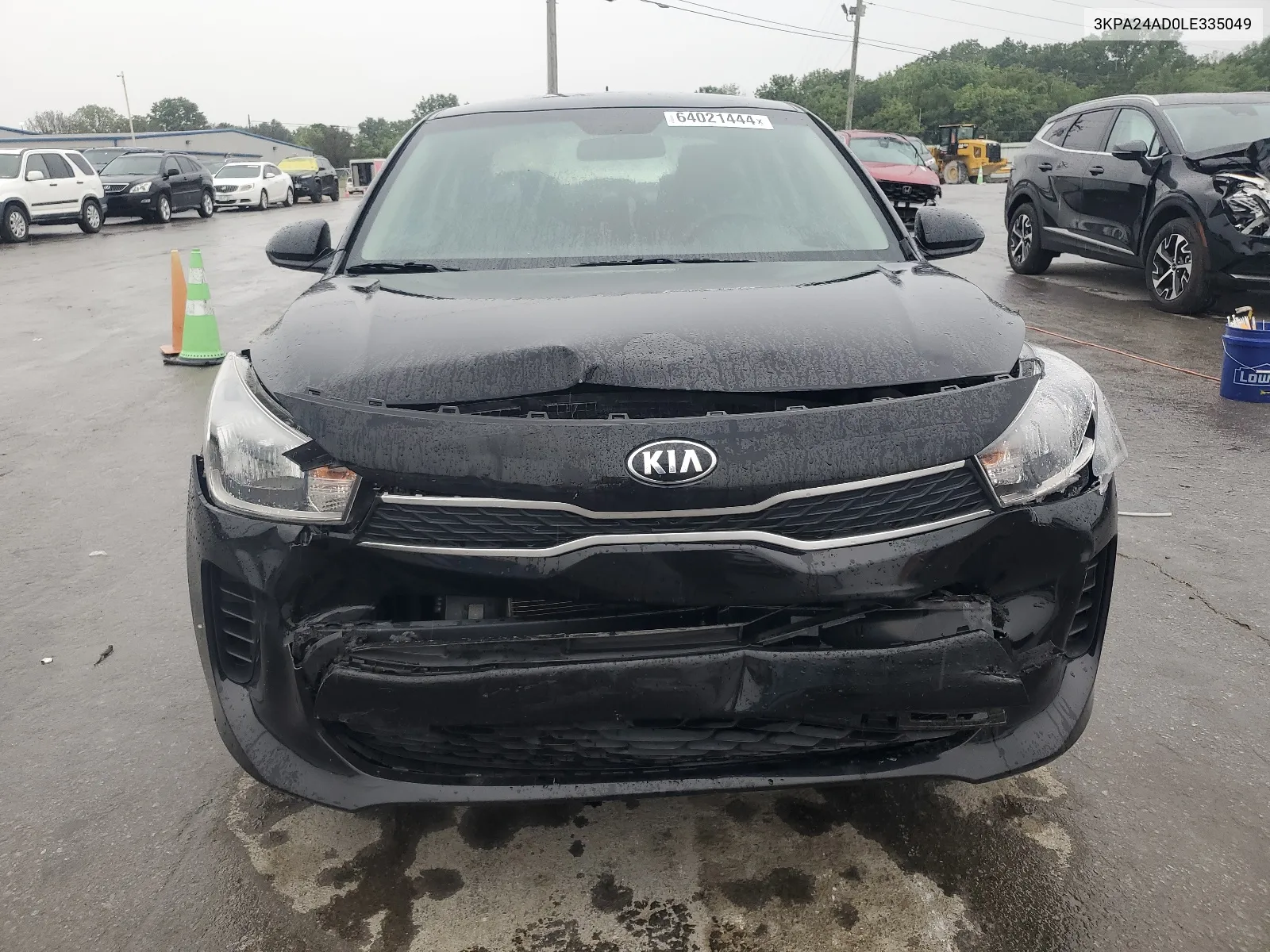 2020 Kia Rio Lx VIN: 3KPA24AD0LE335049 Lot: 64021444