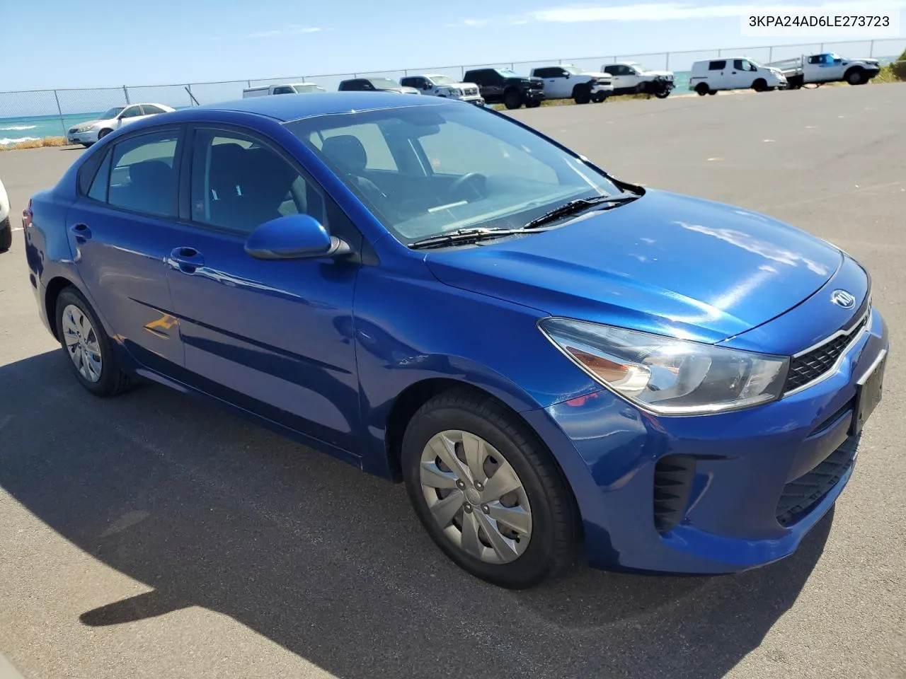 2020 Kia Rio Lx VIN: 3KPA24AD6LE273723 Lot: 64279154