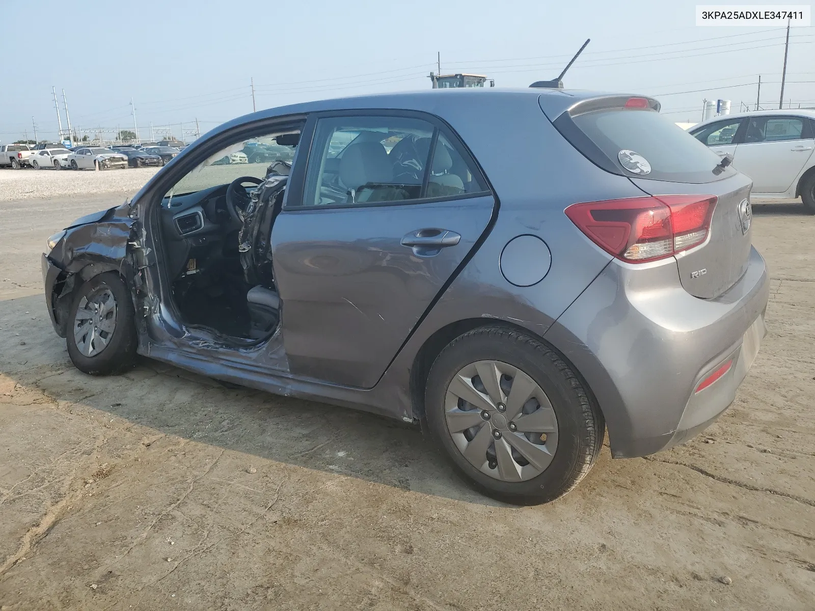 2020 Kia Rio Lx VIN: 3KPA25ADXLE347411 Lot: 64774344