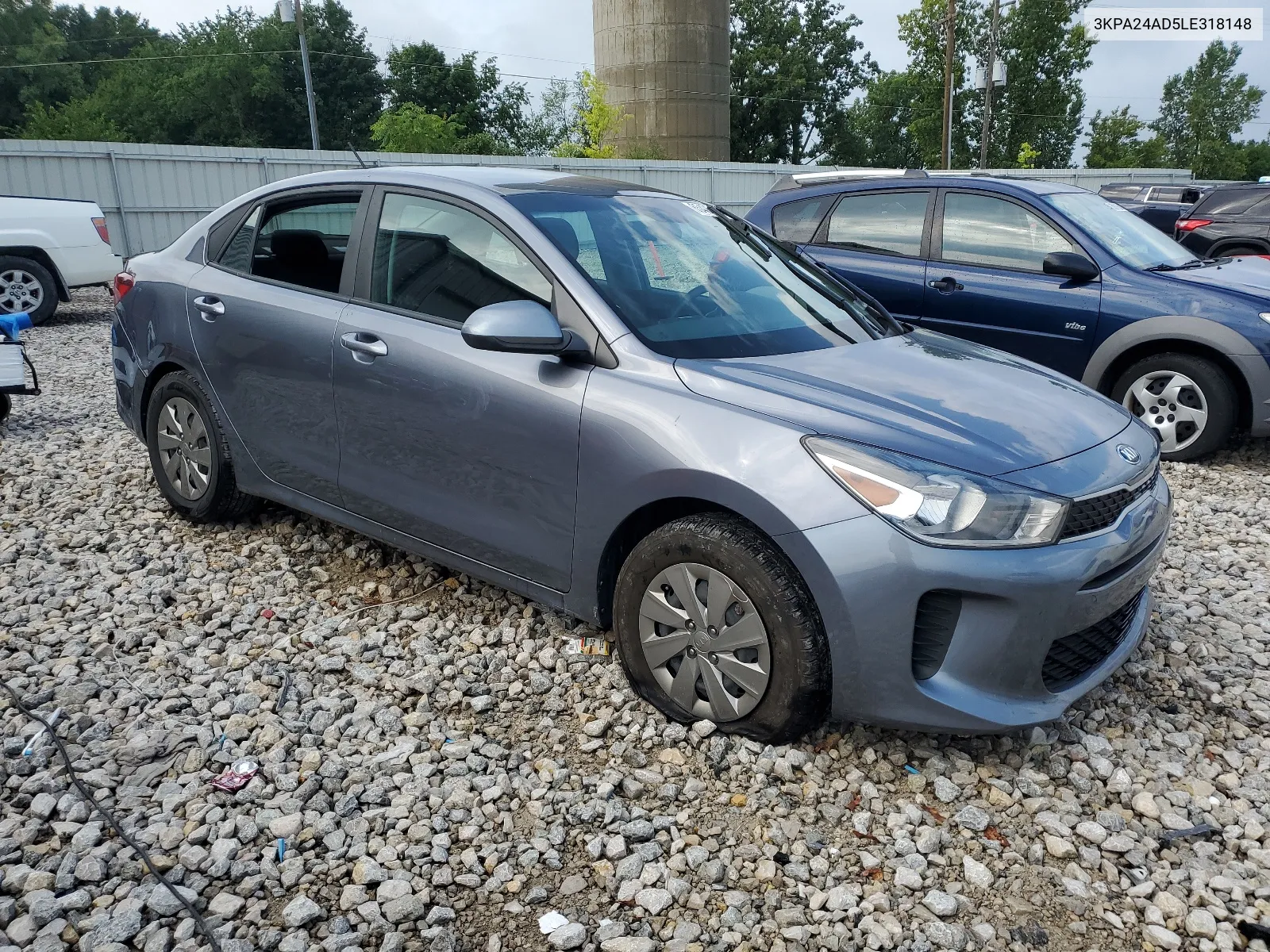 3KPA24AD5LE318148 2020 Kia Rio Lx